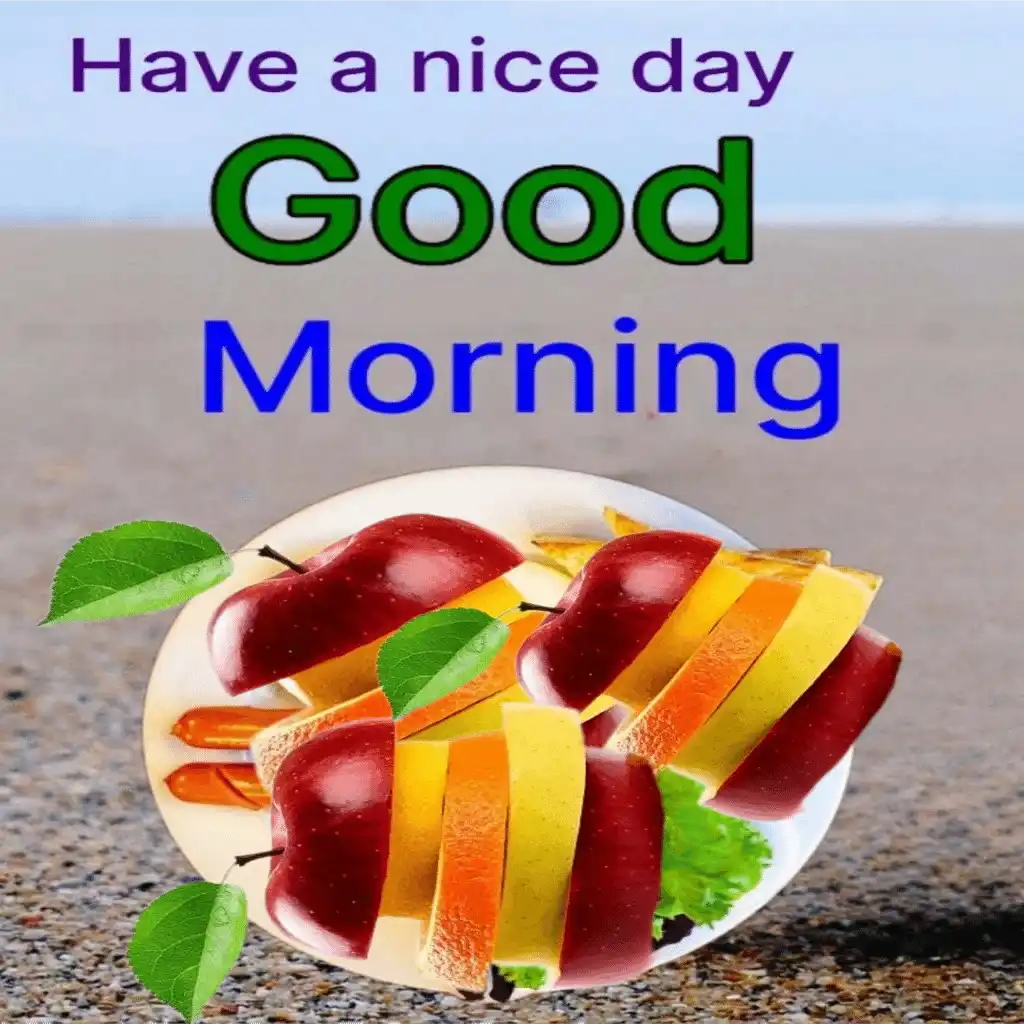 Good Morning hd image with fruits 