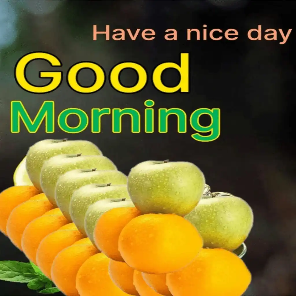 Good Morning hd image with fruits 