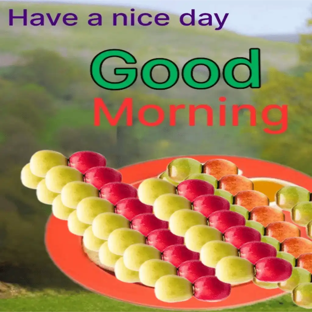 Good Morning hd image with Apples