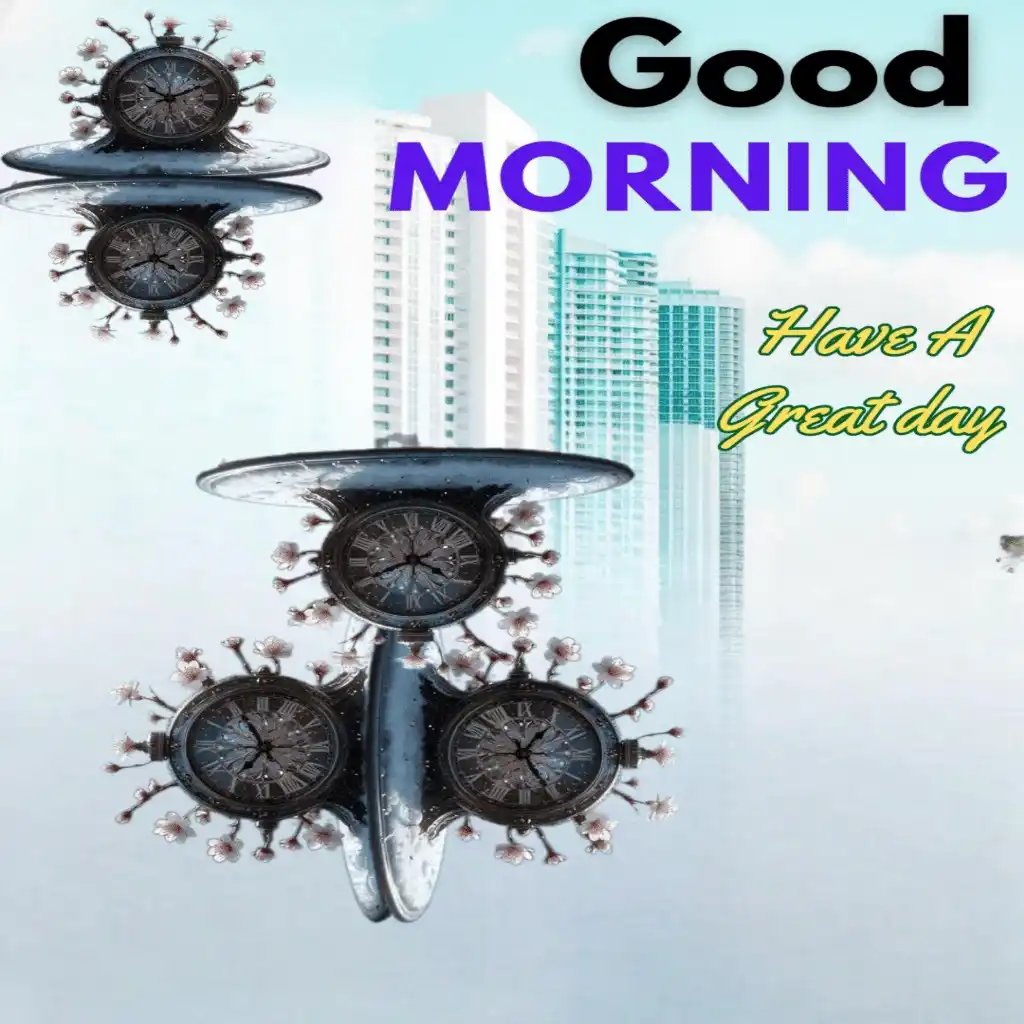 Good Morning hd image with buildings 