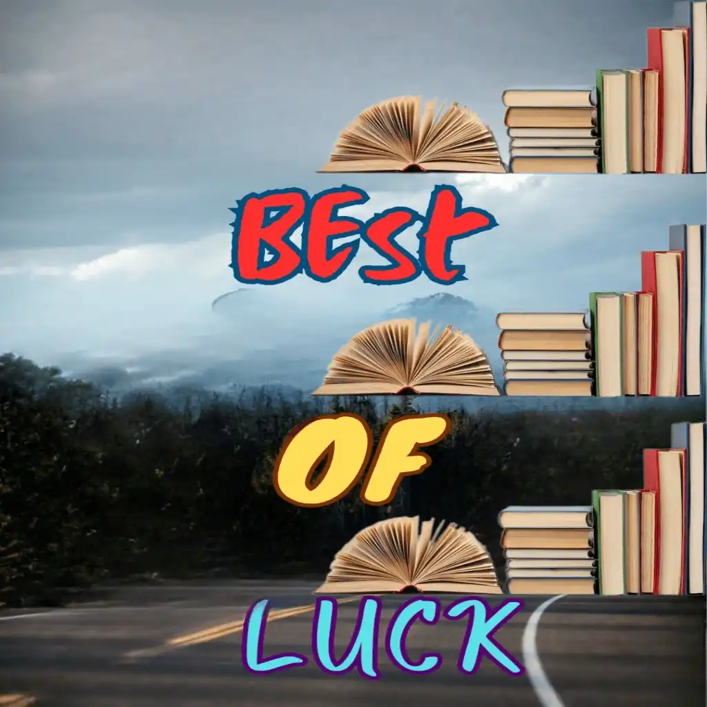 Good Luck hd image with books 