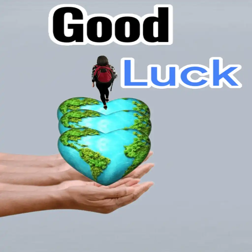 Good luck HD image with heart shape