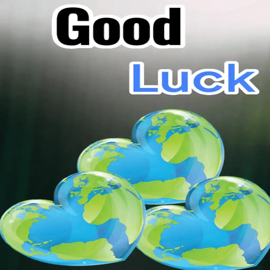 Good Luck hd image with heart shape 