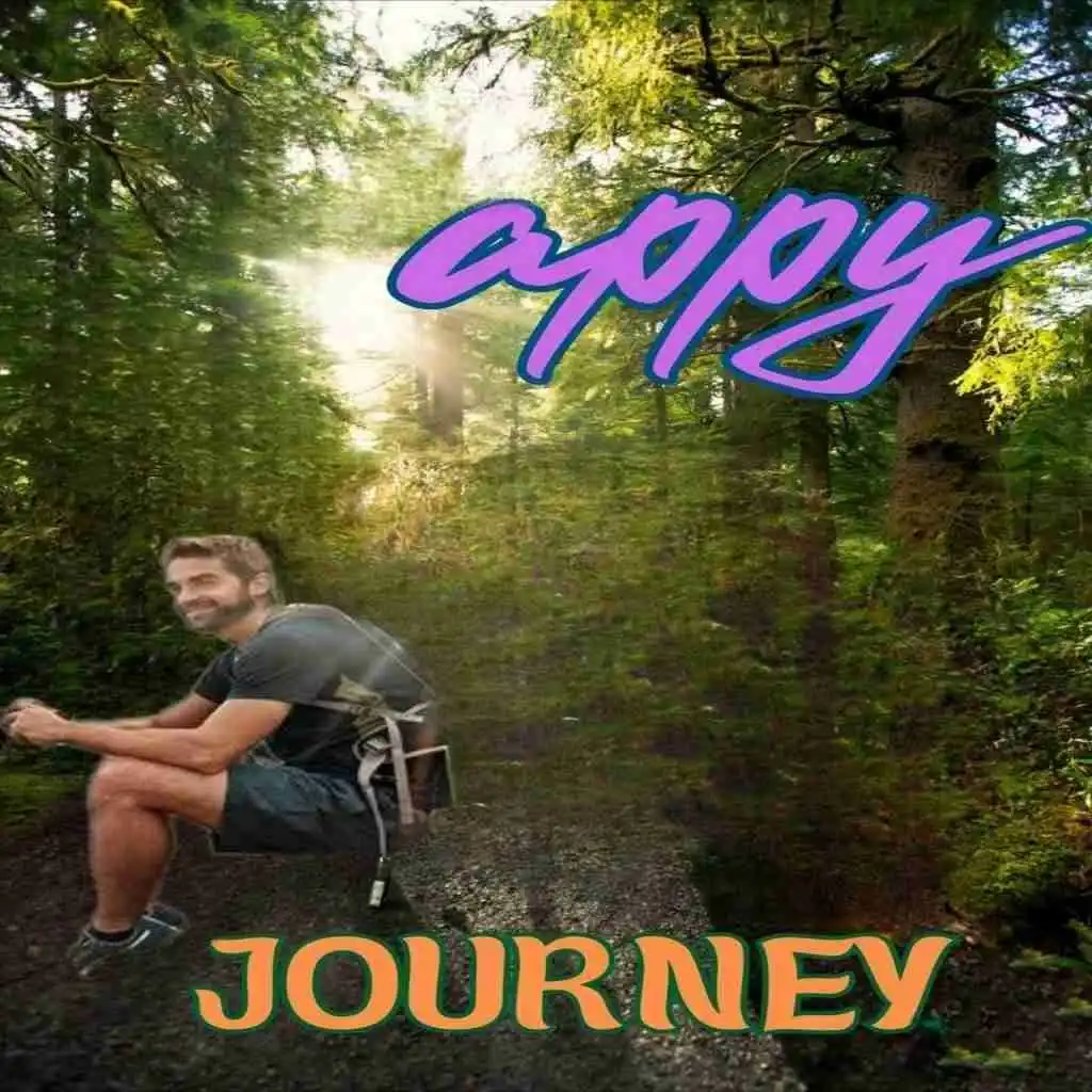 happy Journey hd image with trees and man