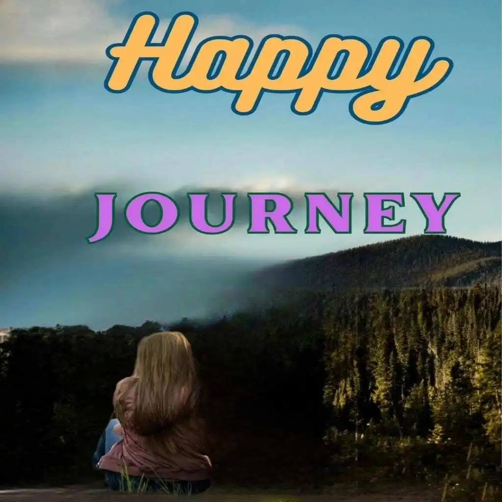 happy Journey hd image with mountain and girl