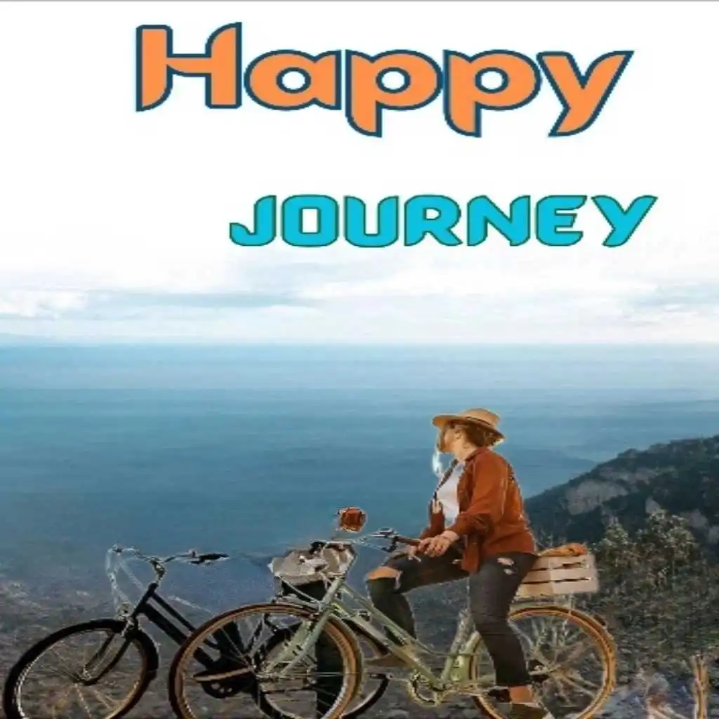 happy Journey hd image with bicycle and girl 