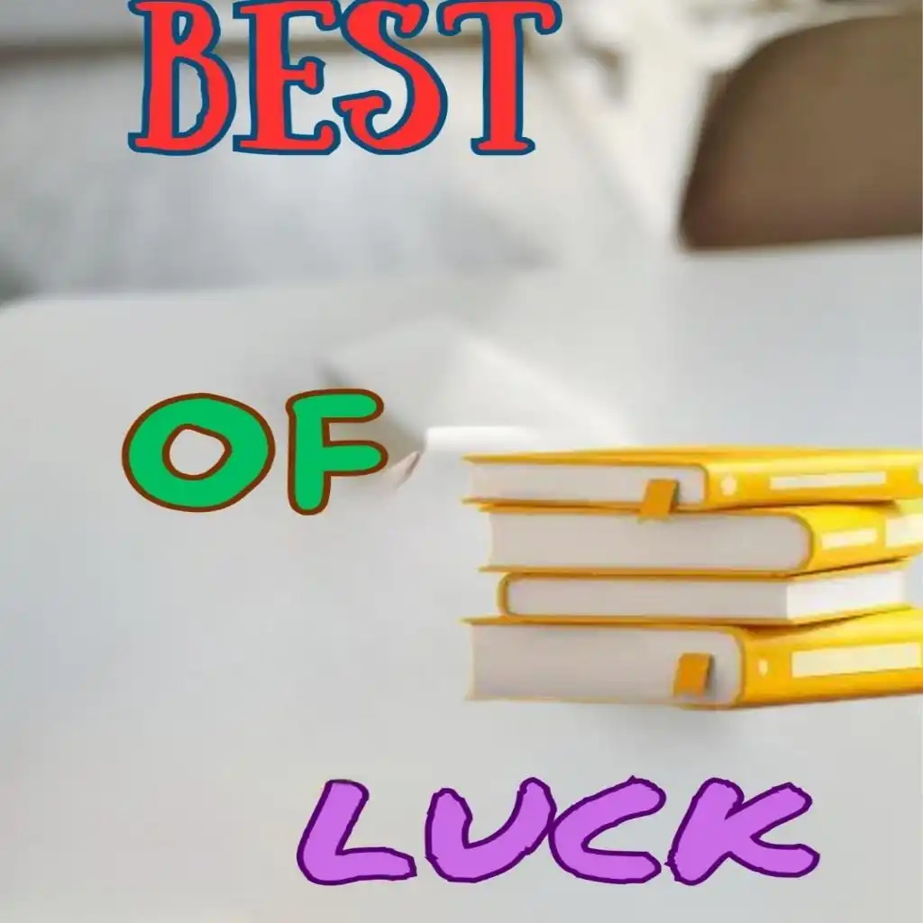 Good Luck hd image with books 