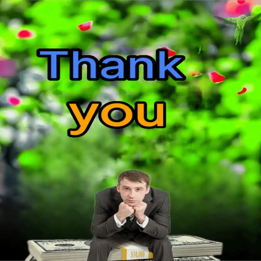 Thank you hd image with Money and man