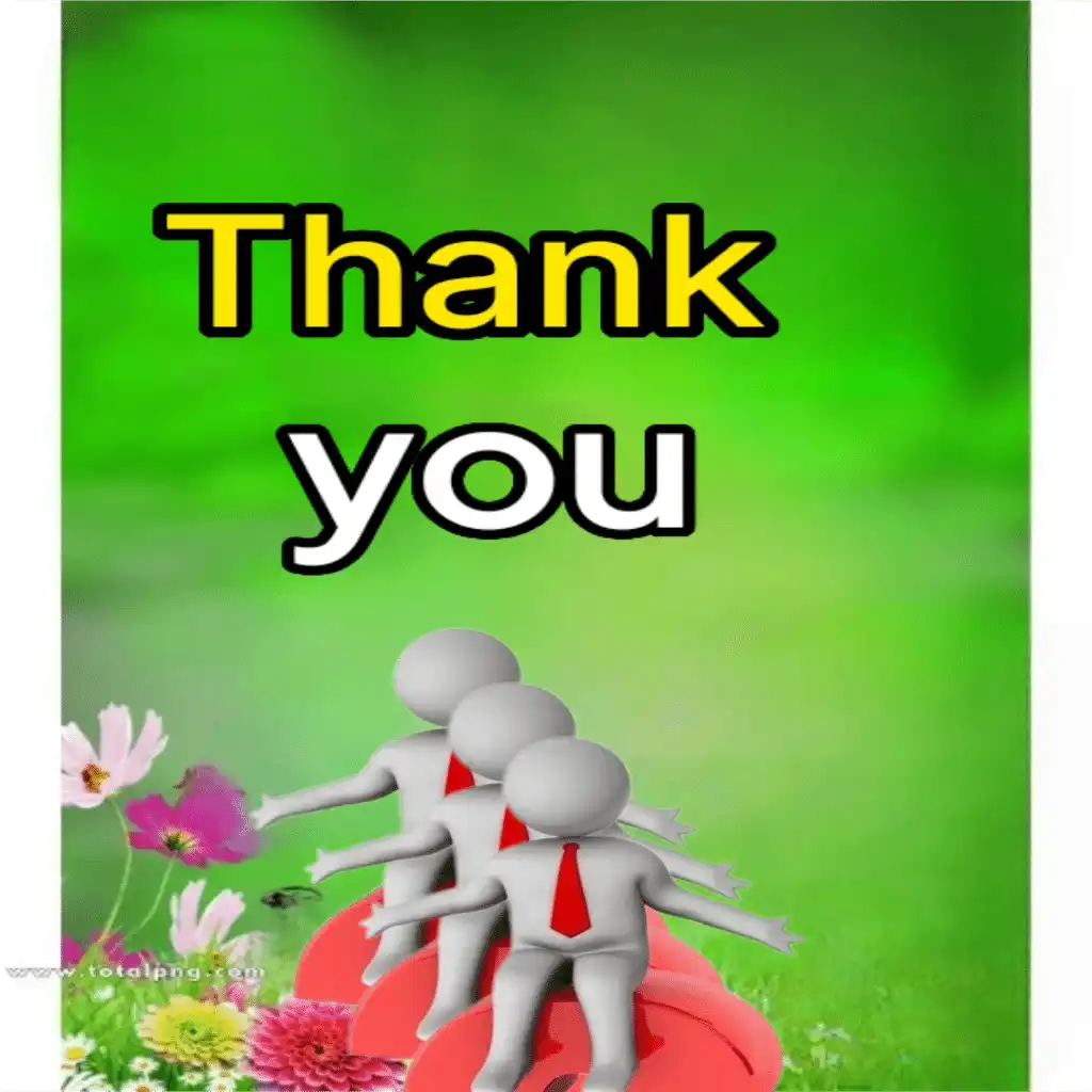 Thank you hd image with flowers 