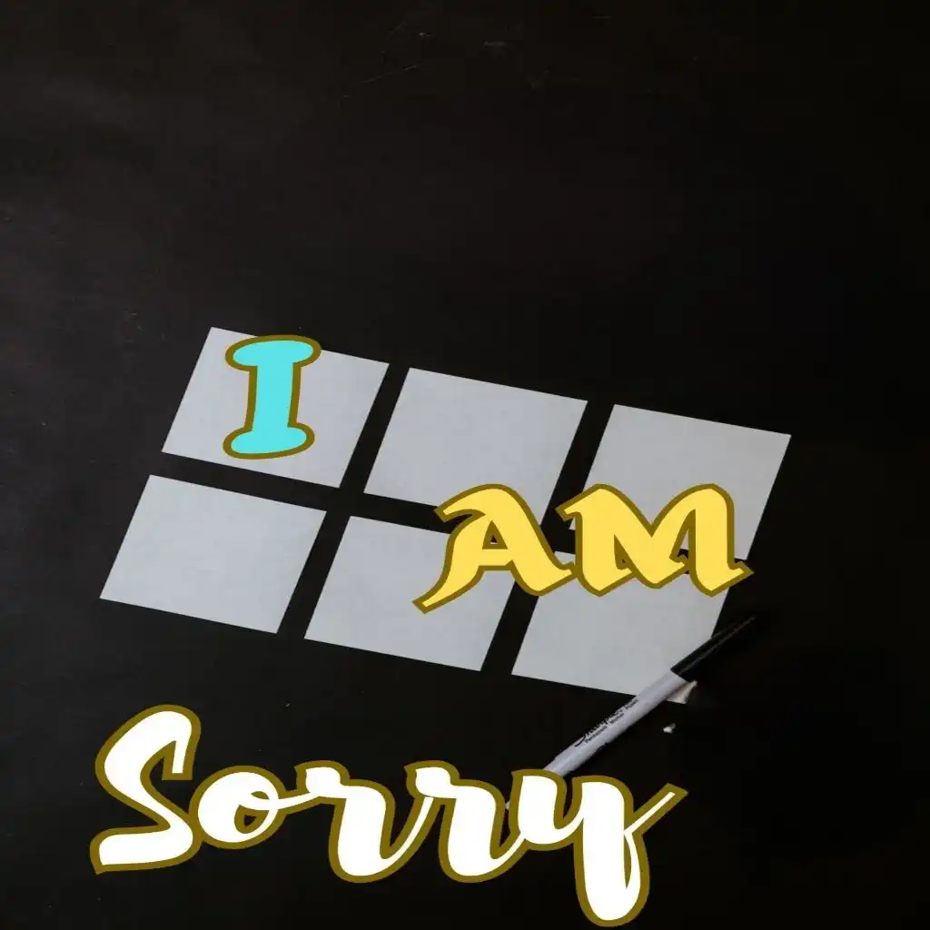 sorry hd image with Amazing design 