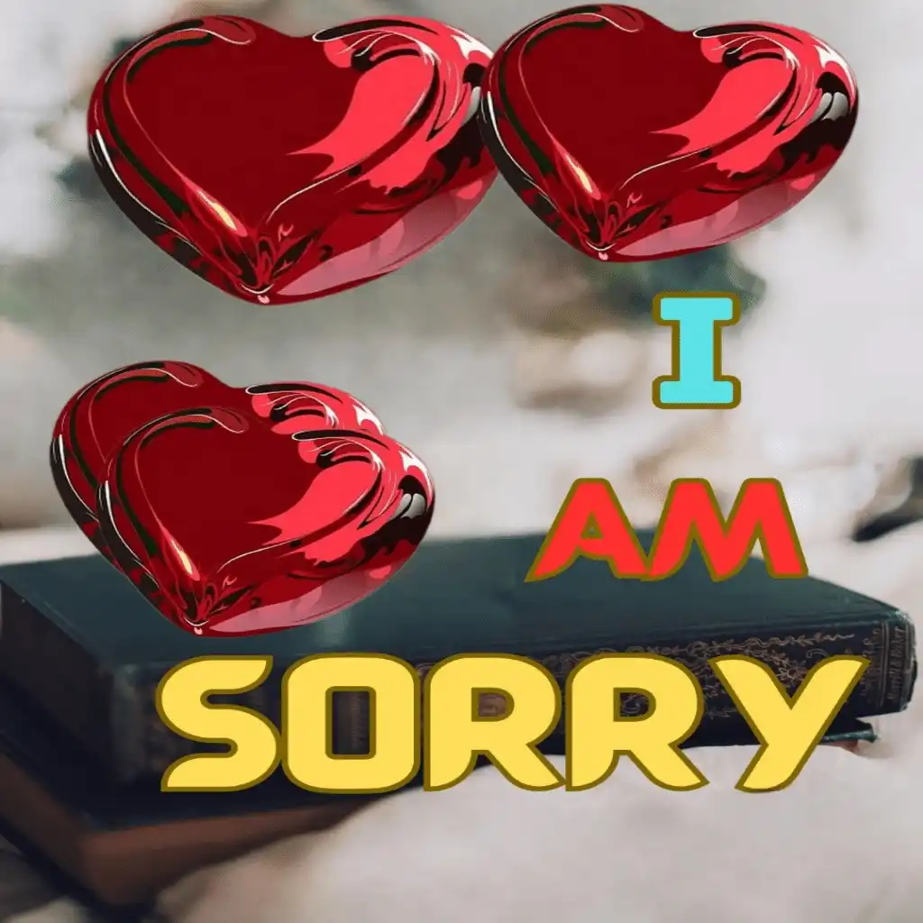 sorry hd image with heart shape 