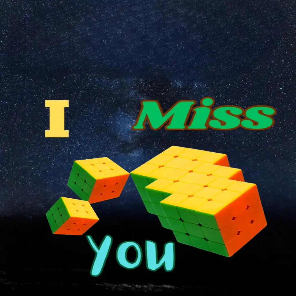 I MISS YOU hd image with Amazing design 