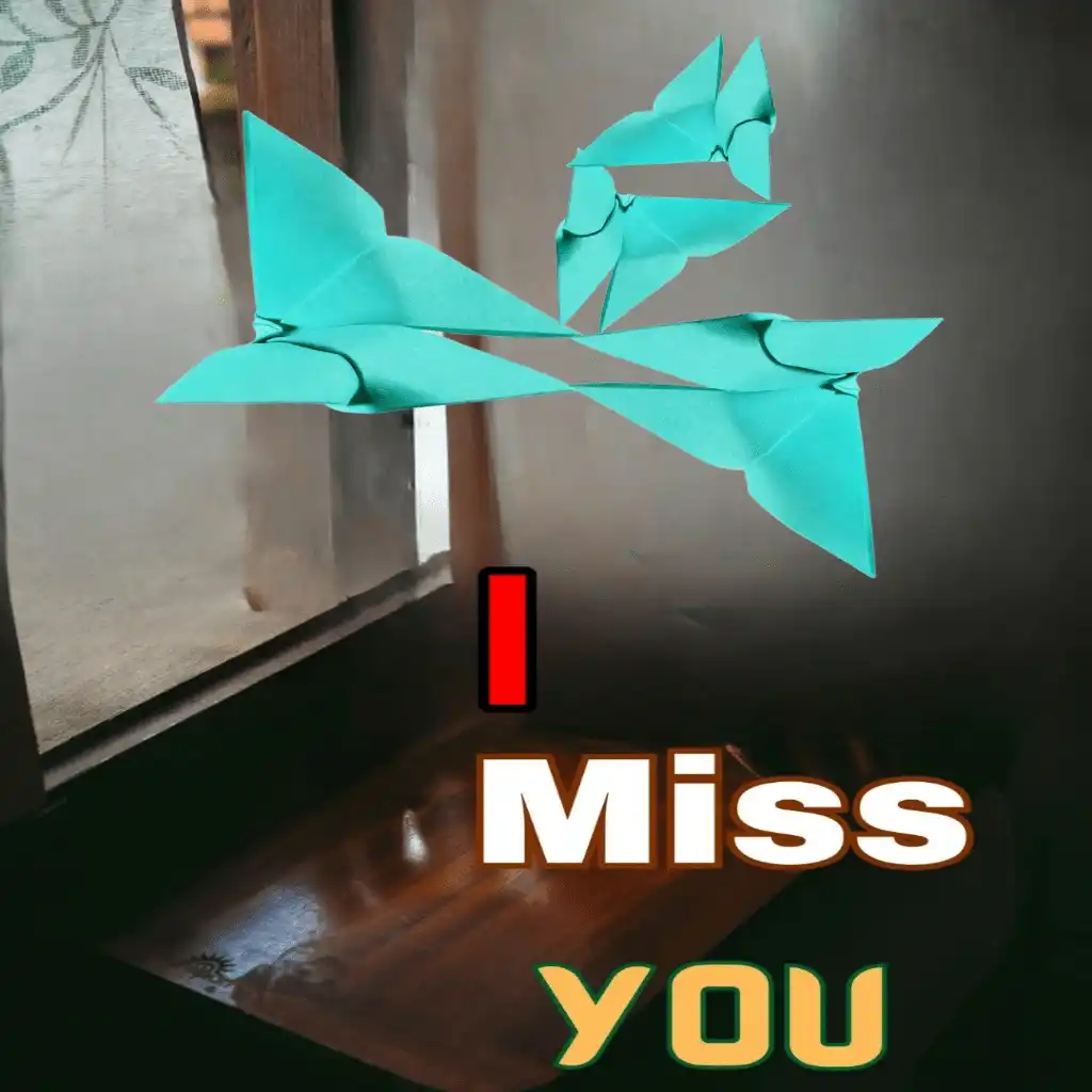 I MISS YOU hd image with window 