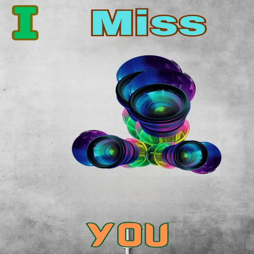 I MISS YOU hd image with Amazing machine 