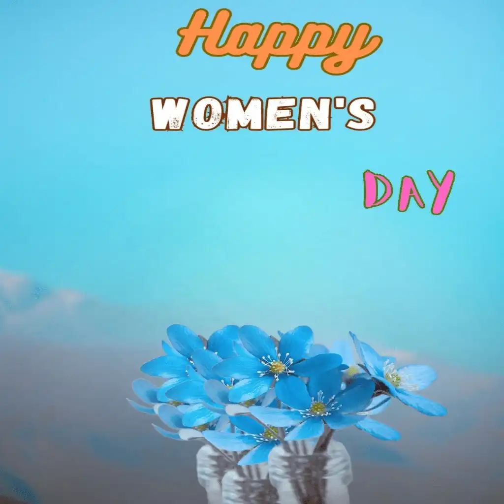 happy women's day hd image with flowers 