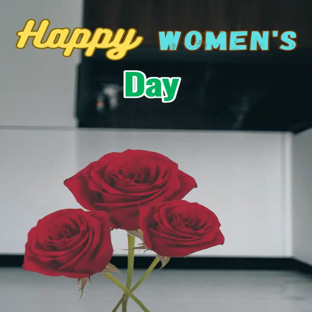 happy women's day hd image with flowers 