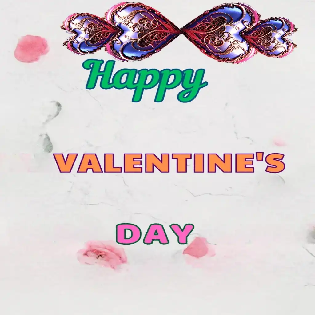 Happy valentine's day hd image with heart shape design 