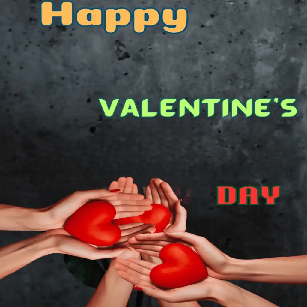 Happy valentine's day hd image with beautiful heart shape 