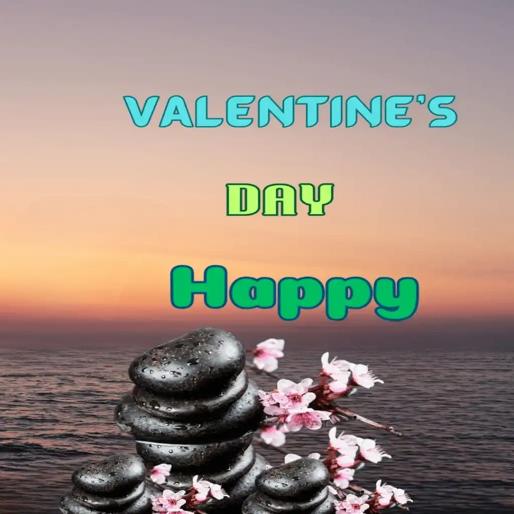 Happy valentine's day hd image with sea and sky