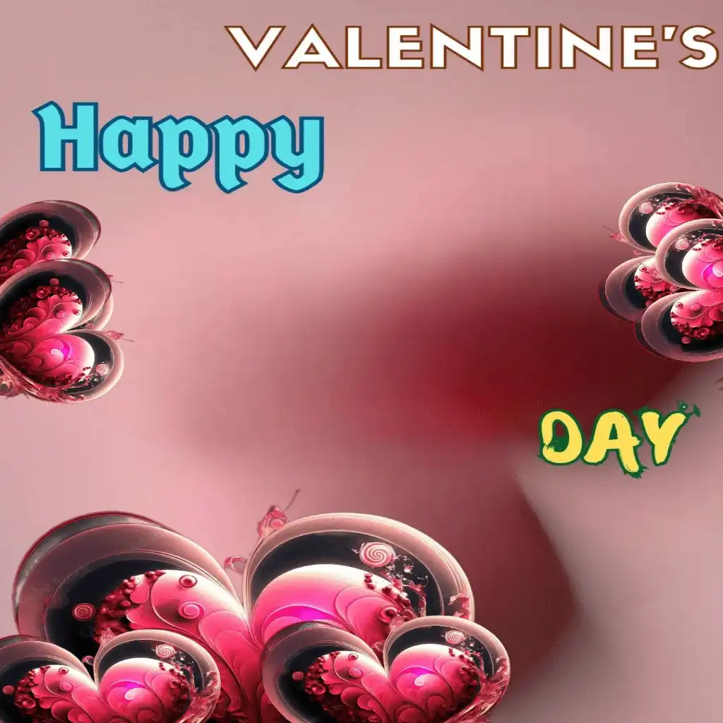 Happy valentine's day hd image with Amazing heart shape 