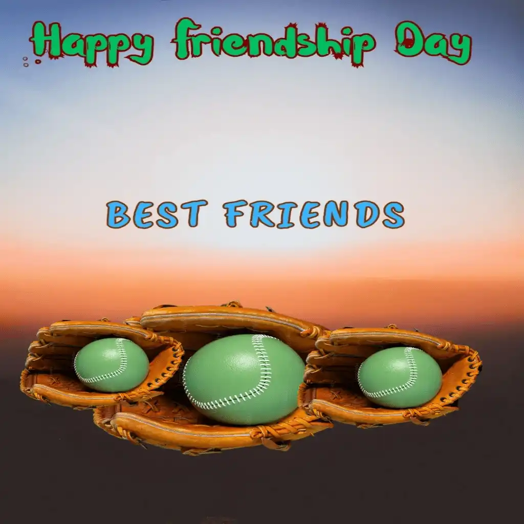 happy friendship day hd image with टेनिस ball