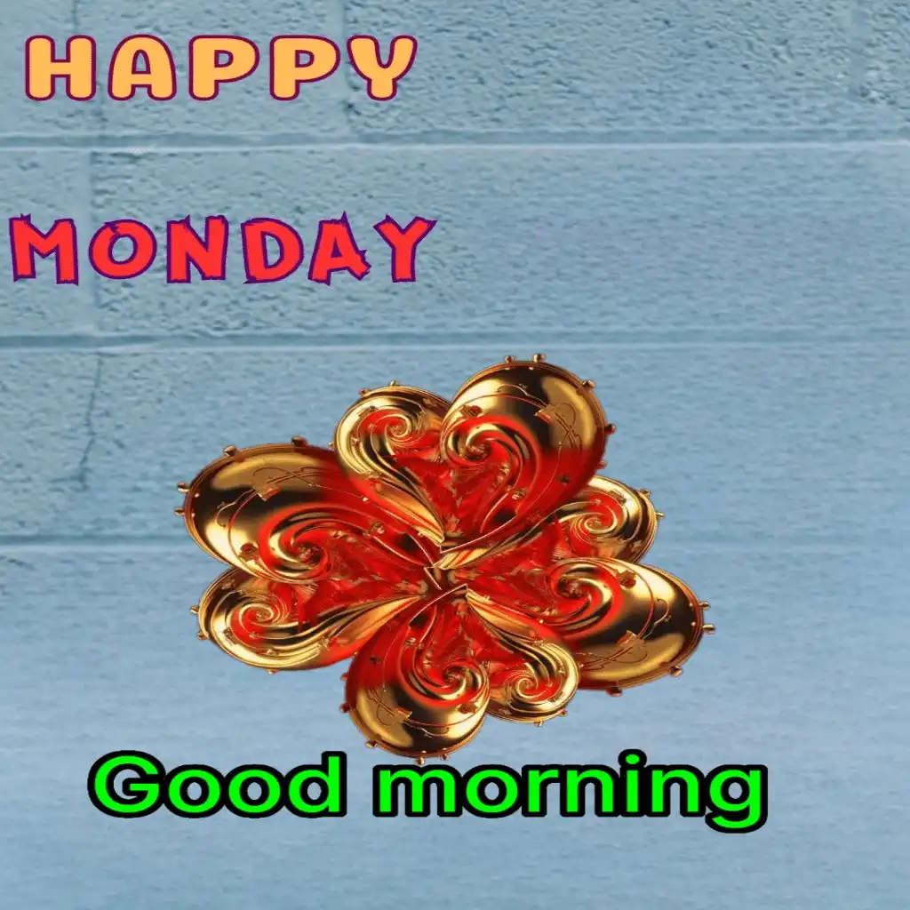 Happy Monday hd image with wall and beautiful design 