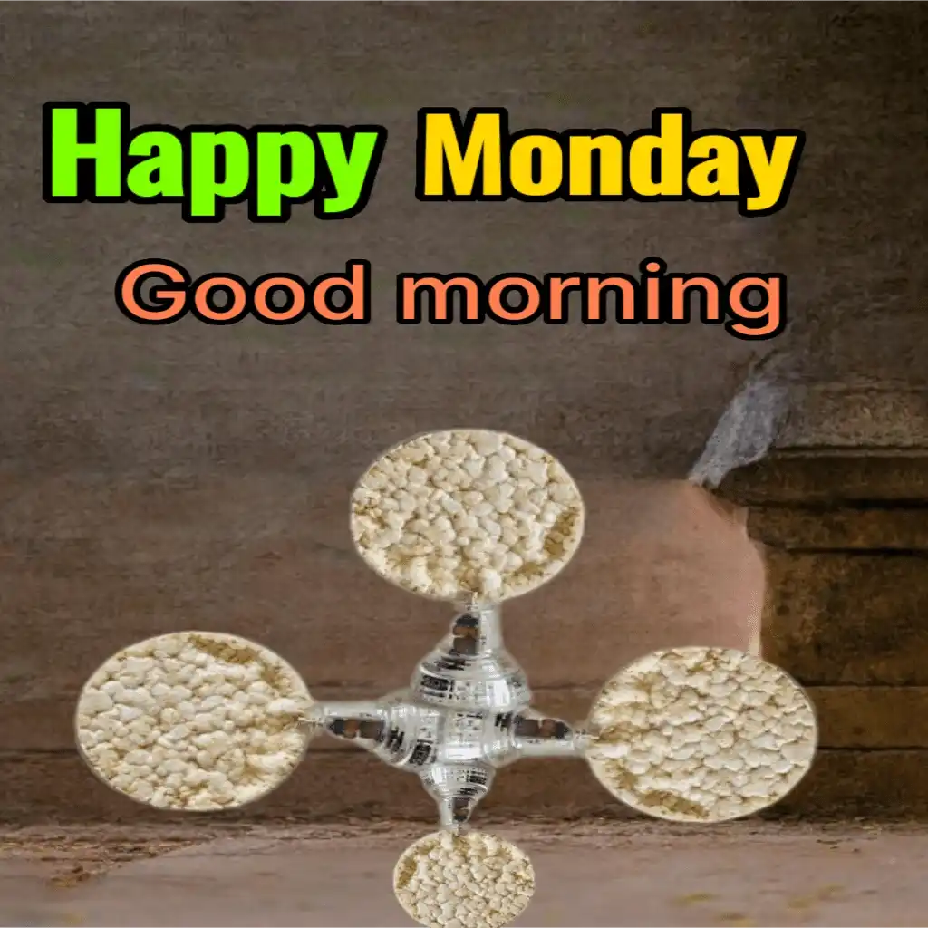 Happy Monday hd image with foods