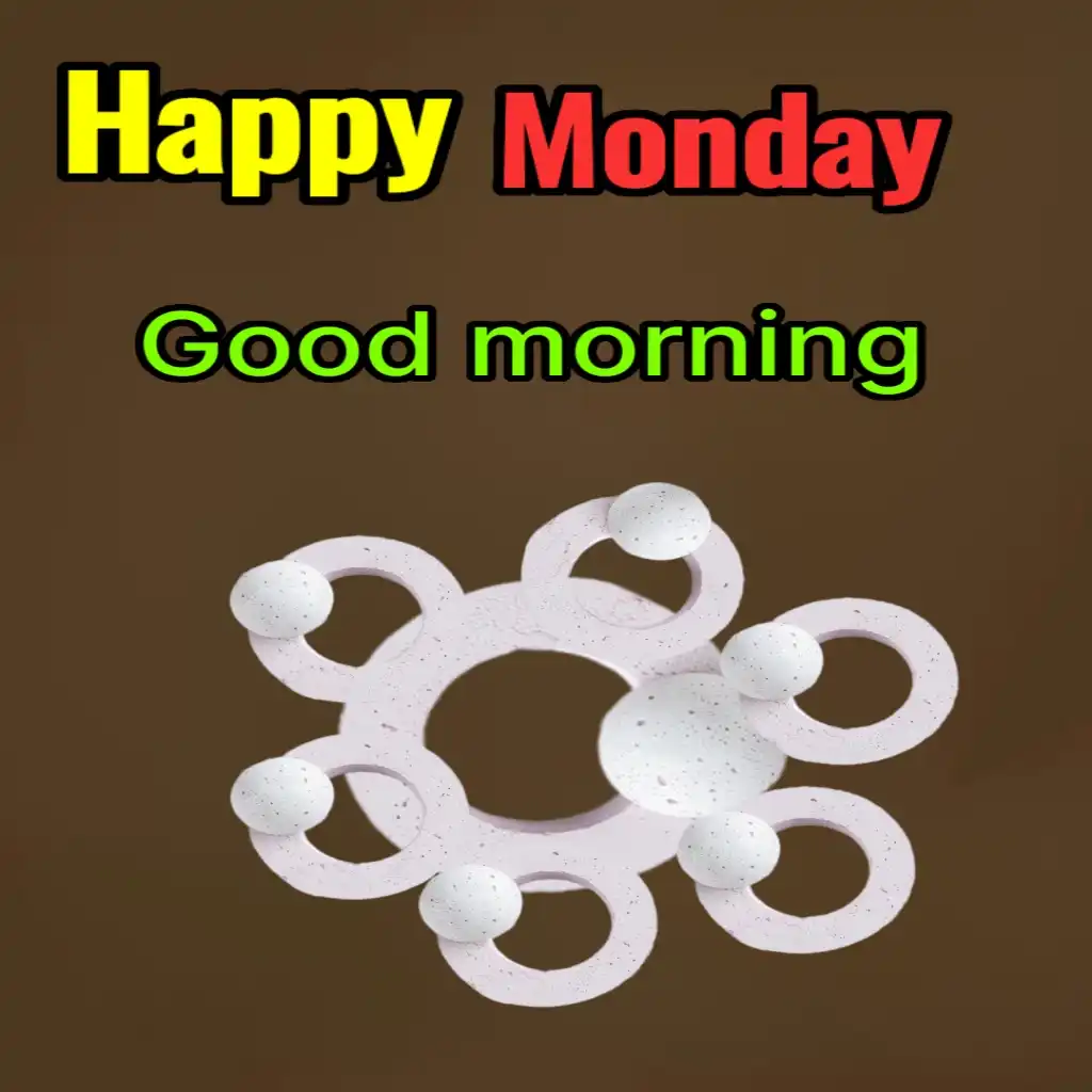 Happy Monday hd image with Amazing shape