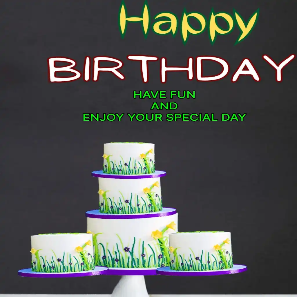 happy birthday hd image with beautiful cake