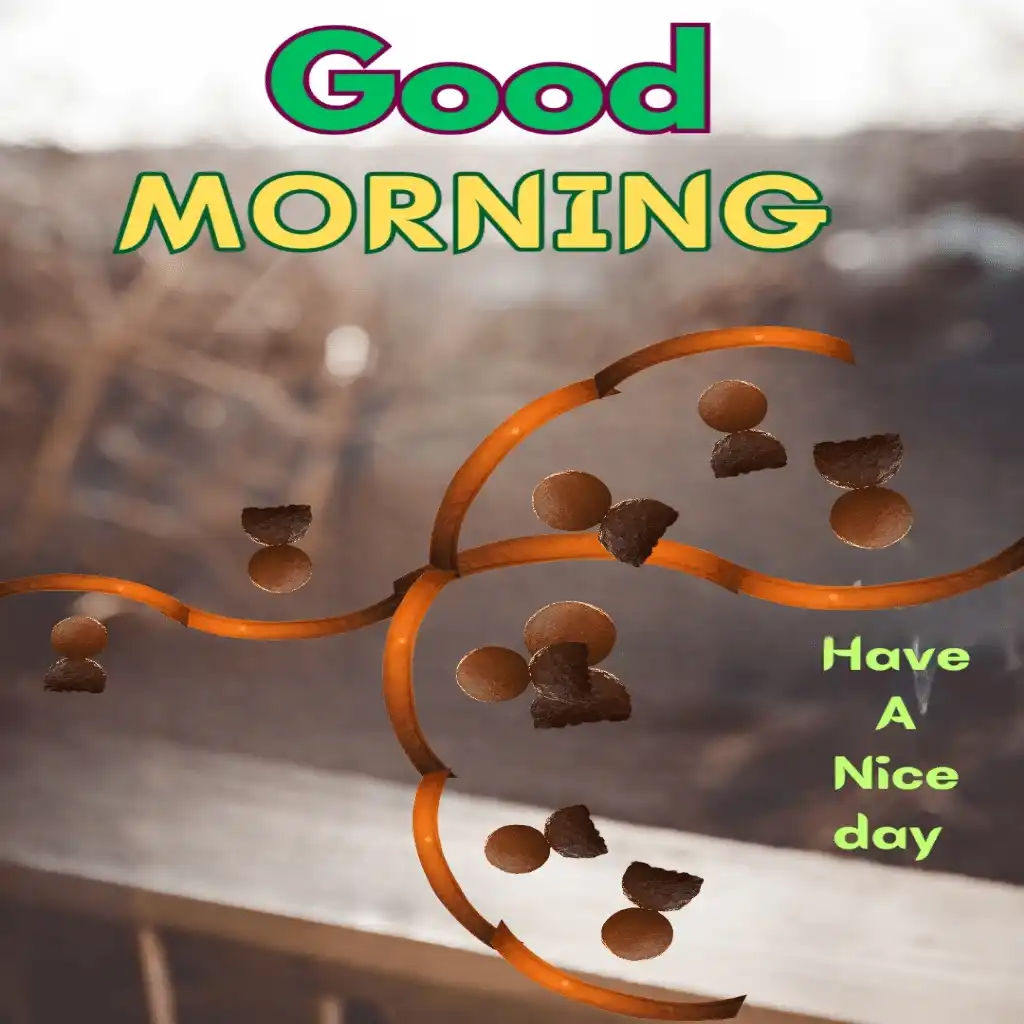 Good Morning image with unique design 